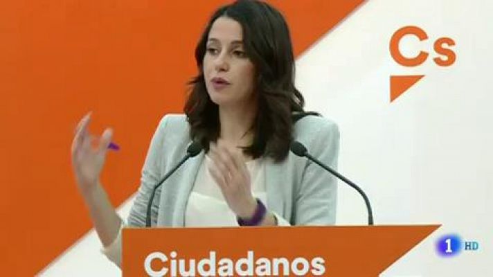 Telediario 1 - Inés Arrimadas encabezará la lista de Ciudadanos en Barcelona para las elecciones del 28 de abril