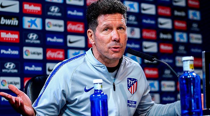 Telediario 1 - Simeone se disculpa por su gesto del partido contra la Juventus