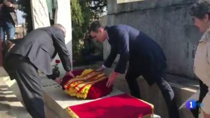 Pedro Sánchez ha rendido homenaje a los exiliados republicanos