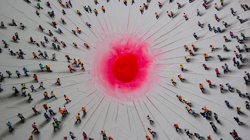 Imprescindibles - Juan Genovés: 100x120 encendido - ver ahora