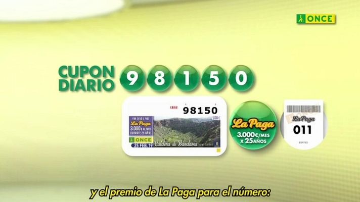 Sorteos ONCE - Sorteo ONCE - 25/02/19