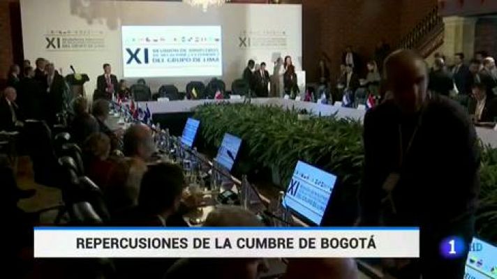 Telediario 1 - El régimen de Maduro rechaza la "traición" de Guaidó