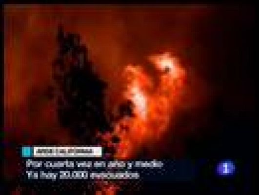  - Continúa el incendio en California