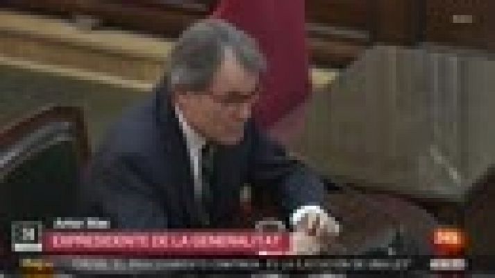 Informativo 24h - Artur Mas asegura que la intención de la Generalitat siempre fue "acordar los términos de un referéndum" con el Gobierno