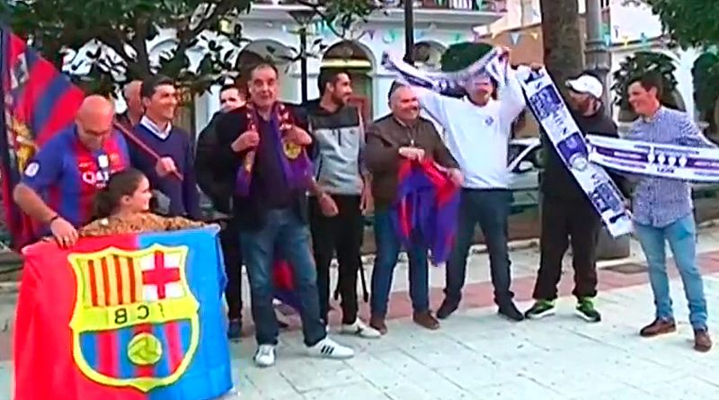 Mientras en el Bernabéu se dirima el primero de los finalistas de Copa entre Madrid y Barça, en Lepe dos peñas antagónicas vivirán con la máxima intensidad el clásico de este miércoles.