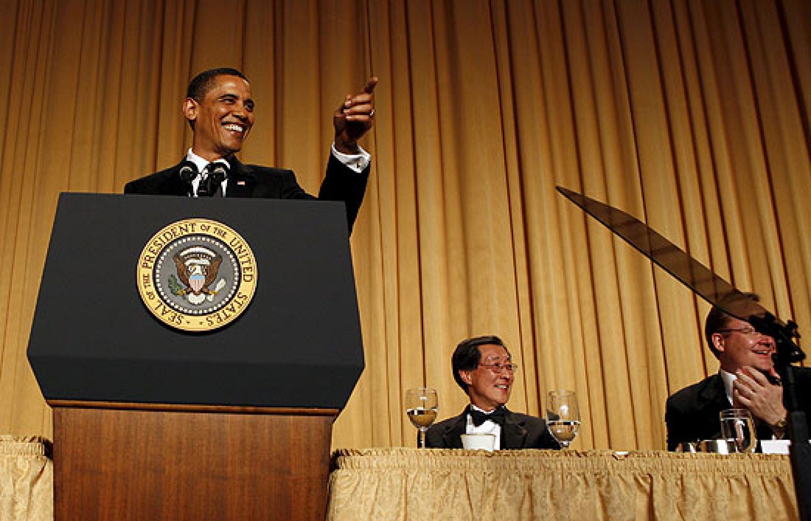 El Obama más comediante debuta en la cena de corresponsales