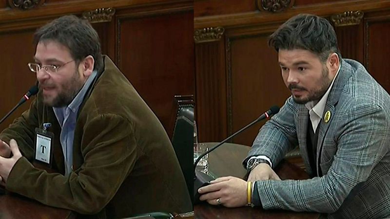 Rufian i Albano Dante neguen la violència