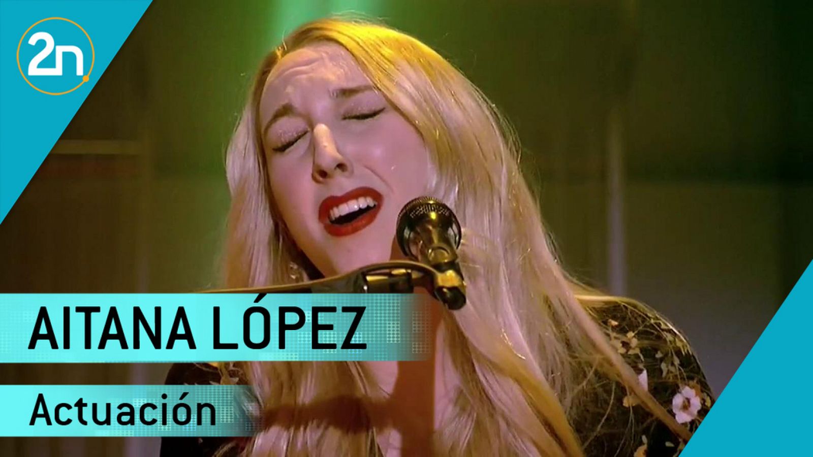 Aitana López canta `¿Qué será luego?¿