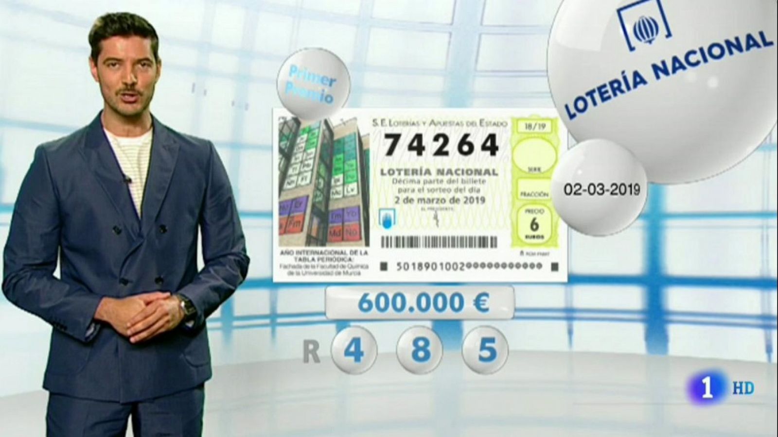 Loterías: Lotería Nacional - 02/03/19  | RTVE Play