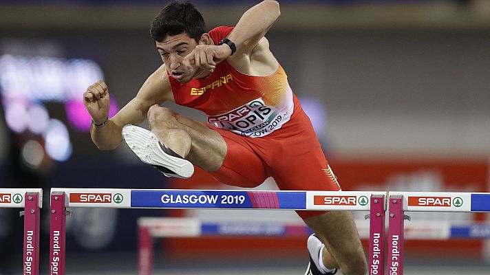 Telediario 1 - Ortega, Llopis, López y García pasan a 'semis' y Husillos luchará esta tarde por medalla