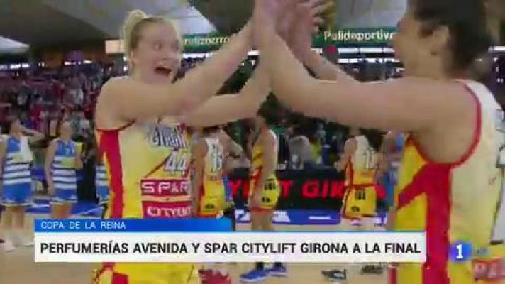 Pefumerías Avenida y Spar Citylift Girona se jugarán la Copa de la Reina