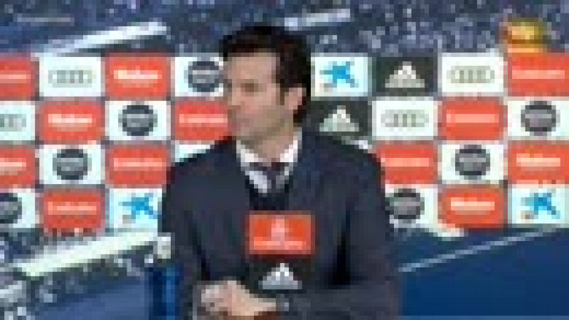 El entrenador del Real Madrid, Santiago Solari, se refirió a la  falta de gol como el importante detalle que faltó en la derrota (0-1)  ante el FC Barcelona, en una actuación "de equipo" y sólida que no  impidió que los blancos se vean a 12 puntos de