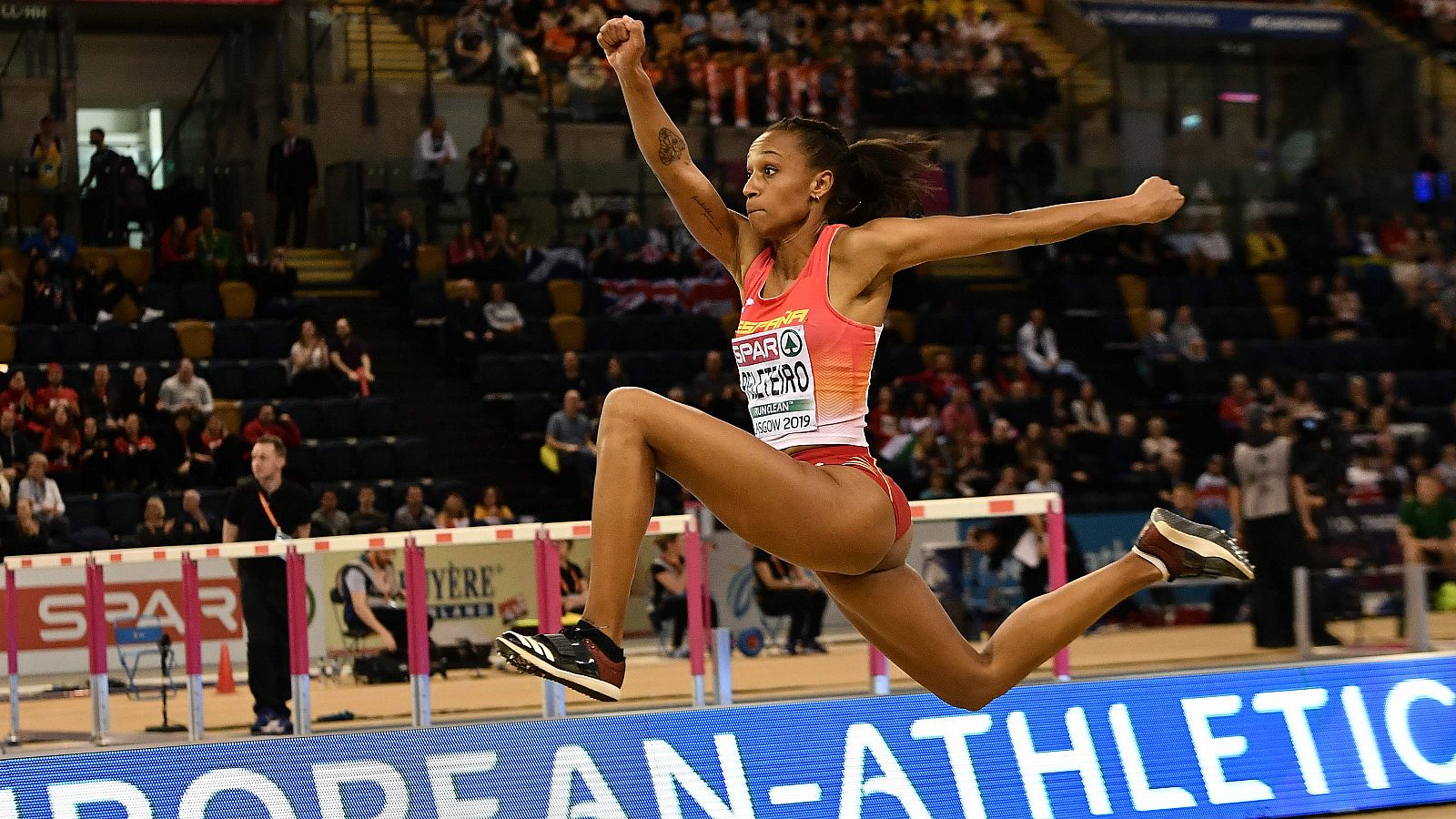 Atletismo: El salto con el que ha ganado el oro Ana Peleteiro - rtve.es