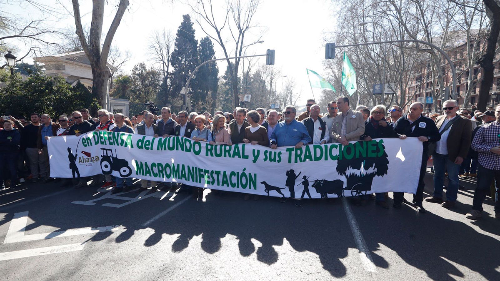 El mundo rural se manifiesta en Madrid para pedir más representación institucional y defender las tradiciones