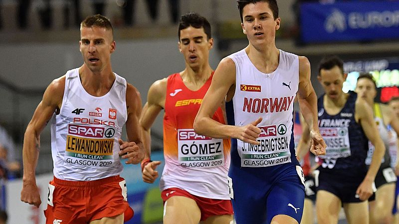 Jesús Gómez consigue un meritorio bronce en 1.500 metros