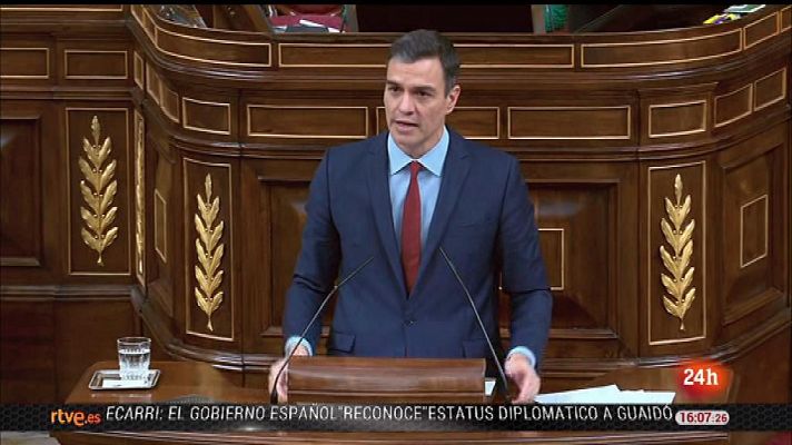 Última comparecencia de Pedro Sánchez