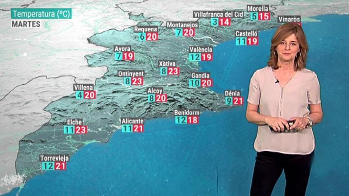 L'informatiu - Comunitat Valenciana - El tiempo en la Comunidad Valenciana - 04/03/19