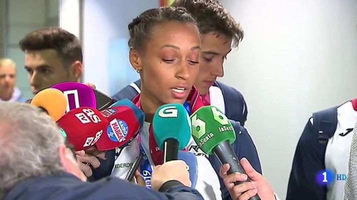 Telediario 1 - Ana Peleteiro: "Tengo ganas de seguir trabajando y consiguiendo grandes cosas"