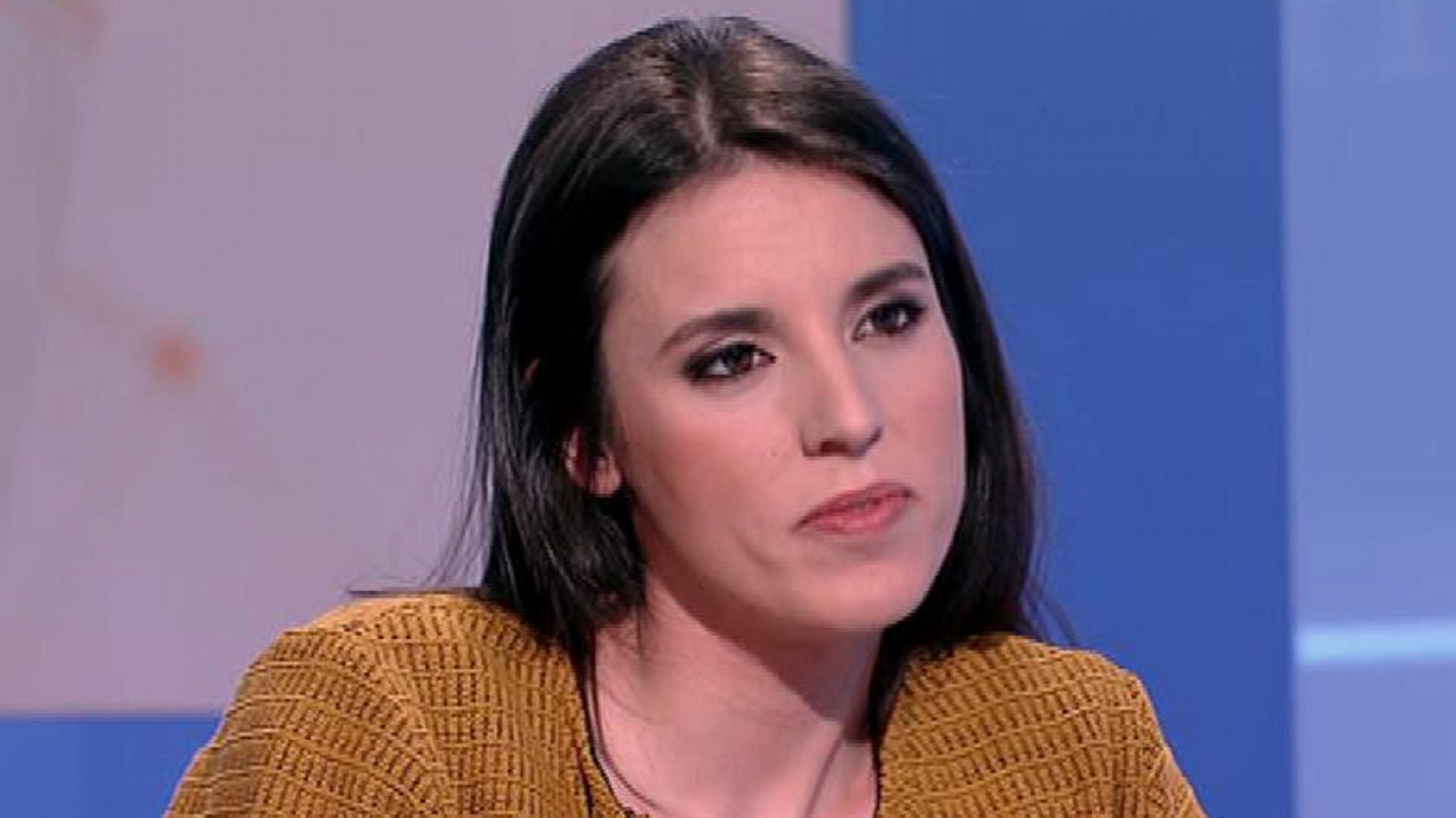 Irene Montero en TVE: 