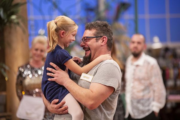 El tierno encuentro de Sergio con su hija