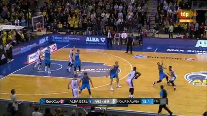 Baloncesto en RTVE - La victoria de Unicaja en el último minuto