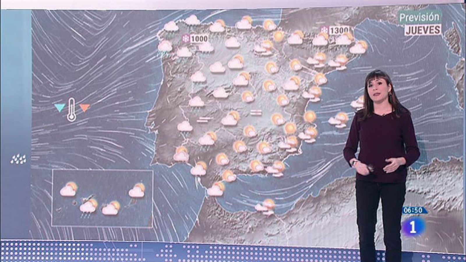 El Tiempo: Hoy, lluvia y nieve en el oeste peninsular y descenso de las temperaturas - RTVE.es