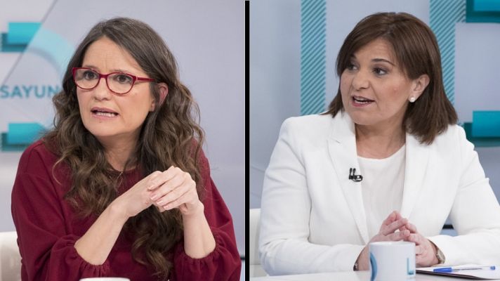 Mónica Oltra e Isabel Bonig