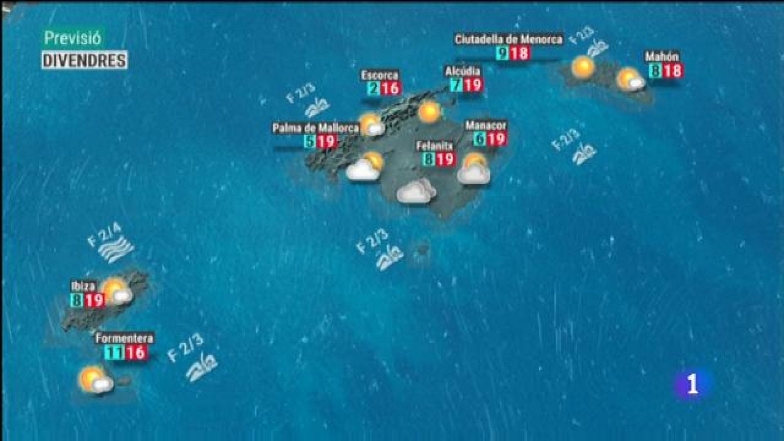 El temps a les Illes Balears - 07/03/19