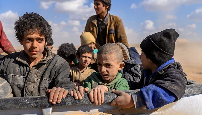 Telediario 1 - Más de 1.500 niños viven presos en Irak por el EI