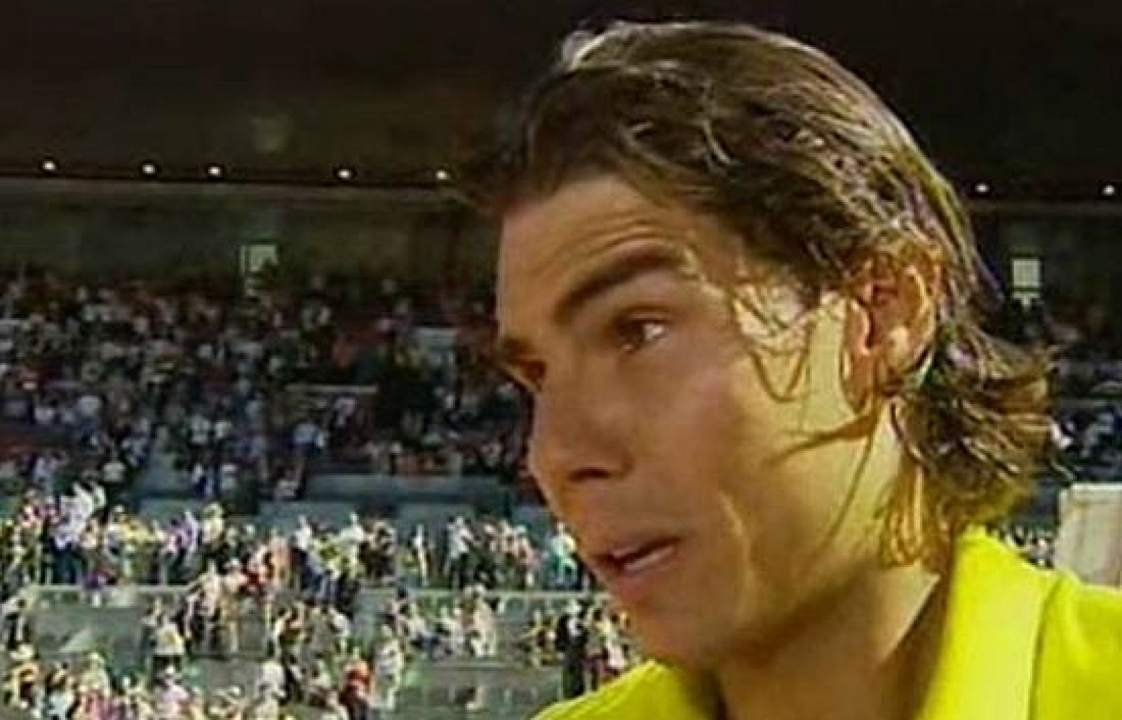 Nadal ha declarado tras su victoria ante Melzer que está muy feliz de estar participando en el Masters 1000 de Madrid.