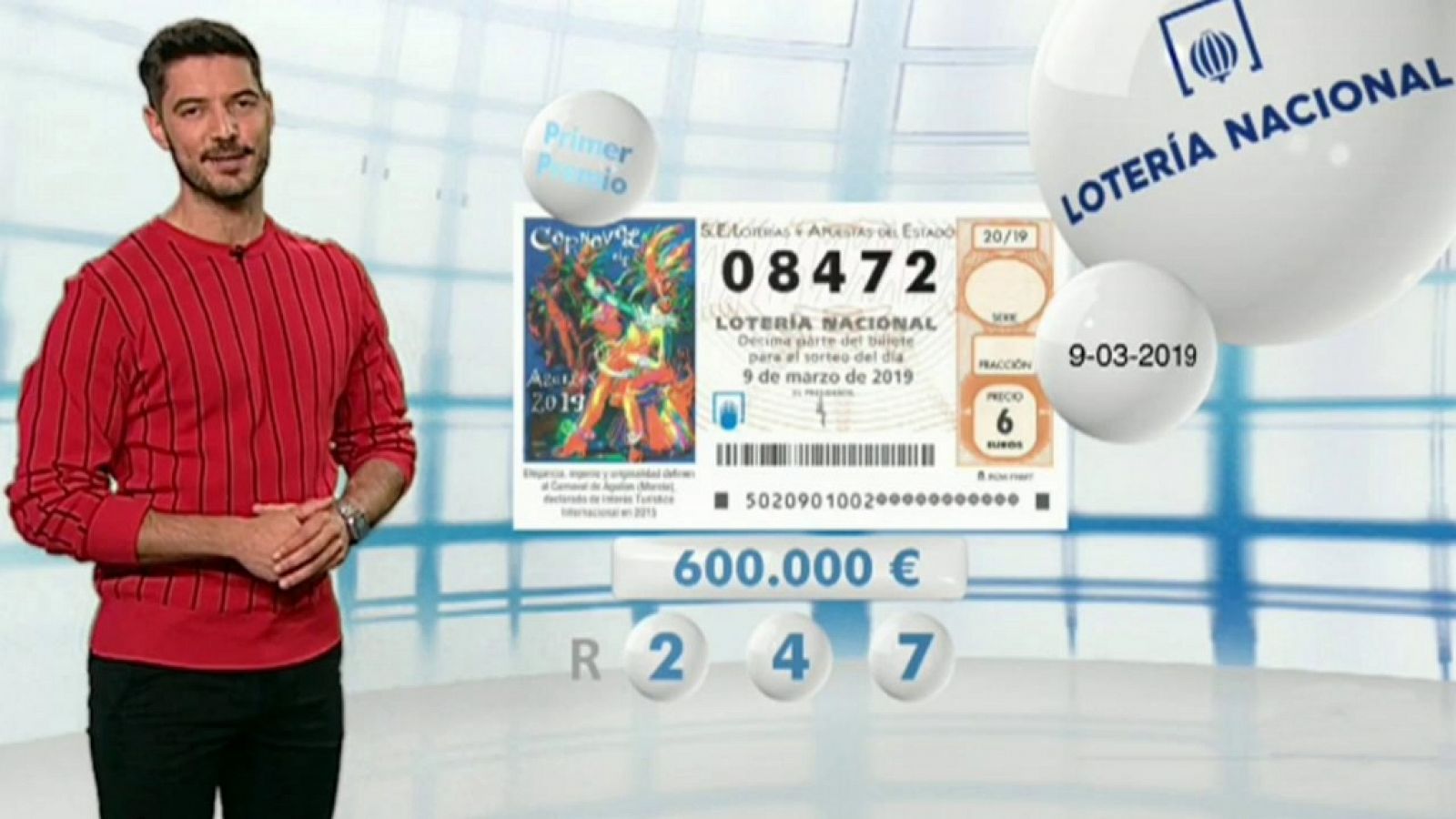 Lotería Nacional - 09/02/19 - ver ahora