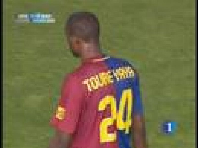 Touré pone el 1-1 en el marcador trás varios regates y un magnífico derechazo al que no puede llegar Iraizoz 
