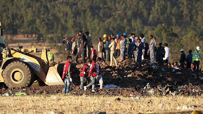 Mueren dos españoles en un accidente aéreo en Etiopía