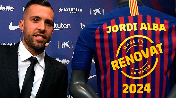 Telediario 1 - Jordi Alba, renovado hasta 2024