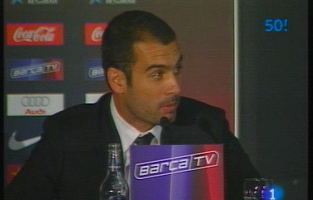 L'Informatiu - Primer títol de Pep Guardiola