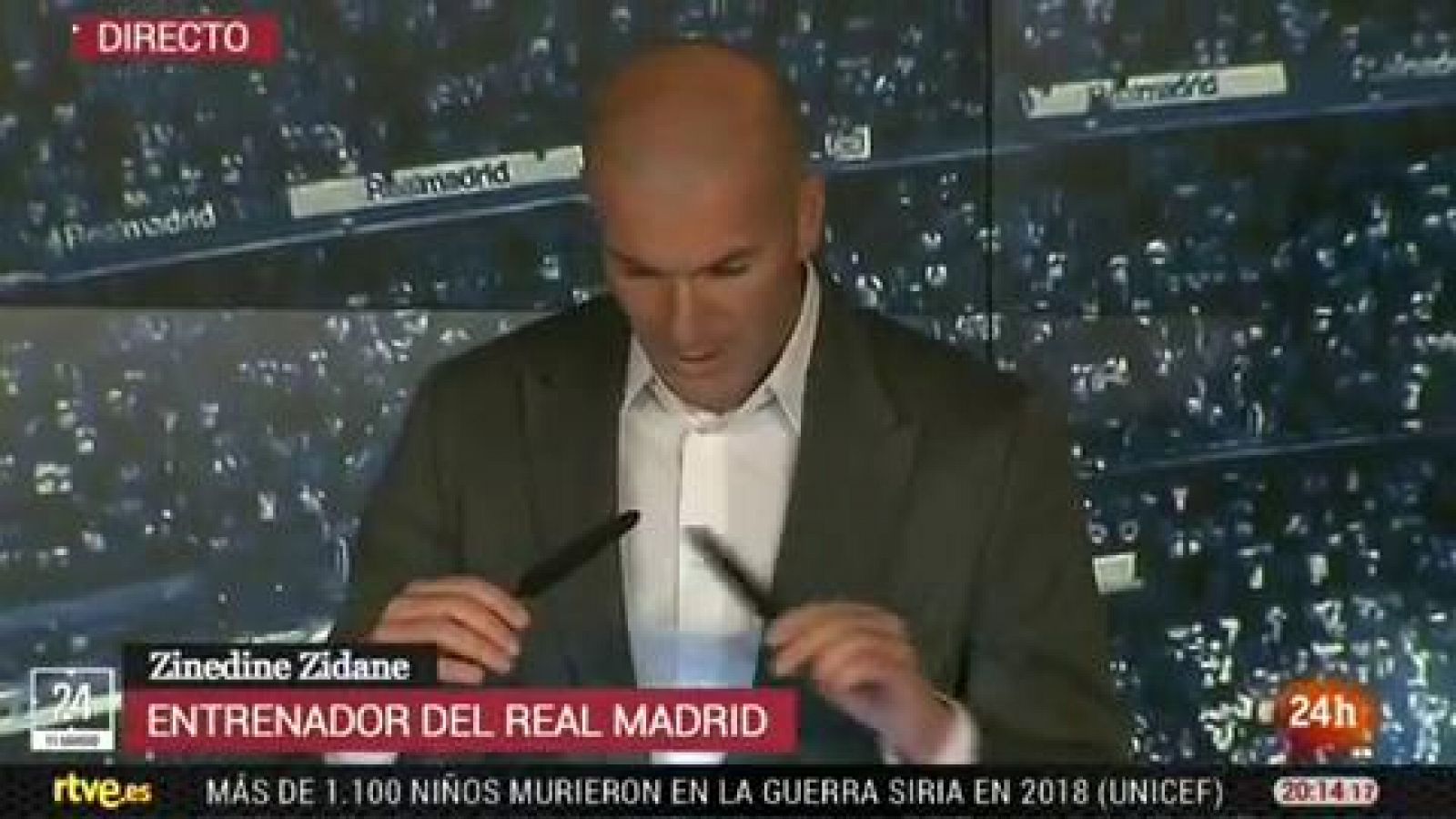 Zidane: "Había que hacer un cambio" -RTVE.es