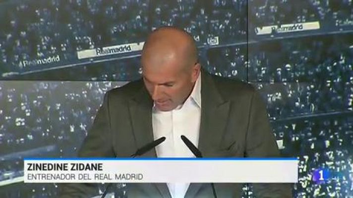 Telediario 1 - Zidane: "Después de ocho meses tengo ganas de volver a entrenar"