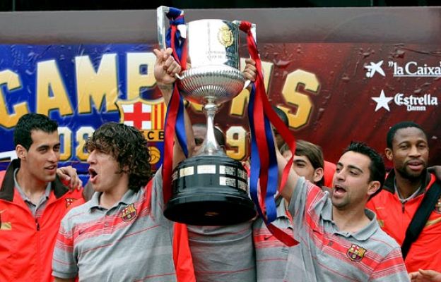 Copa del Rey - El Barça recibe su homenaje