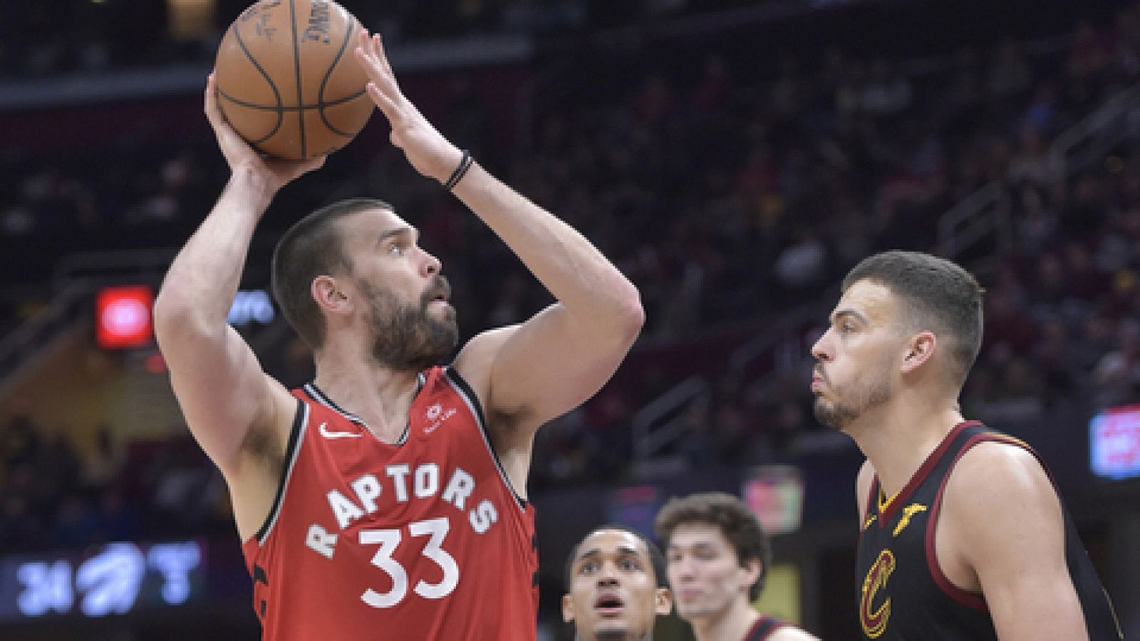 Los Cavaliers sorprenden a los Raptors de un Marc Gasol titular