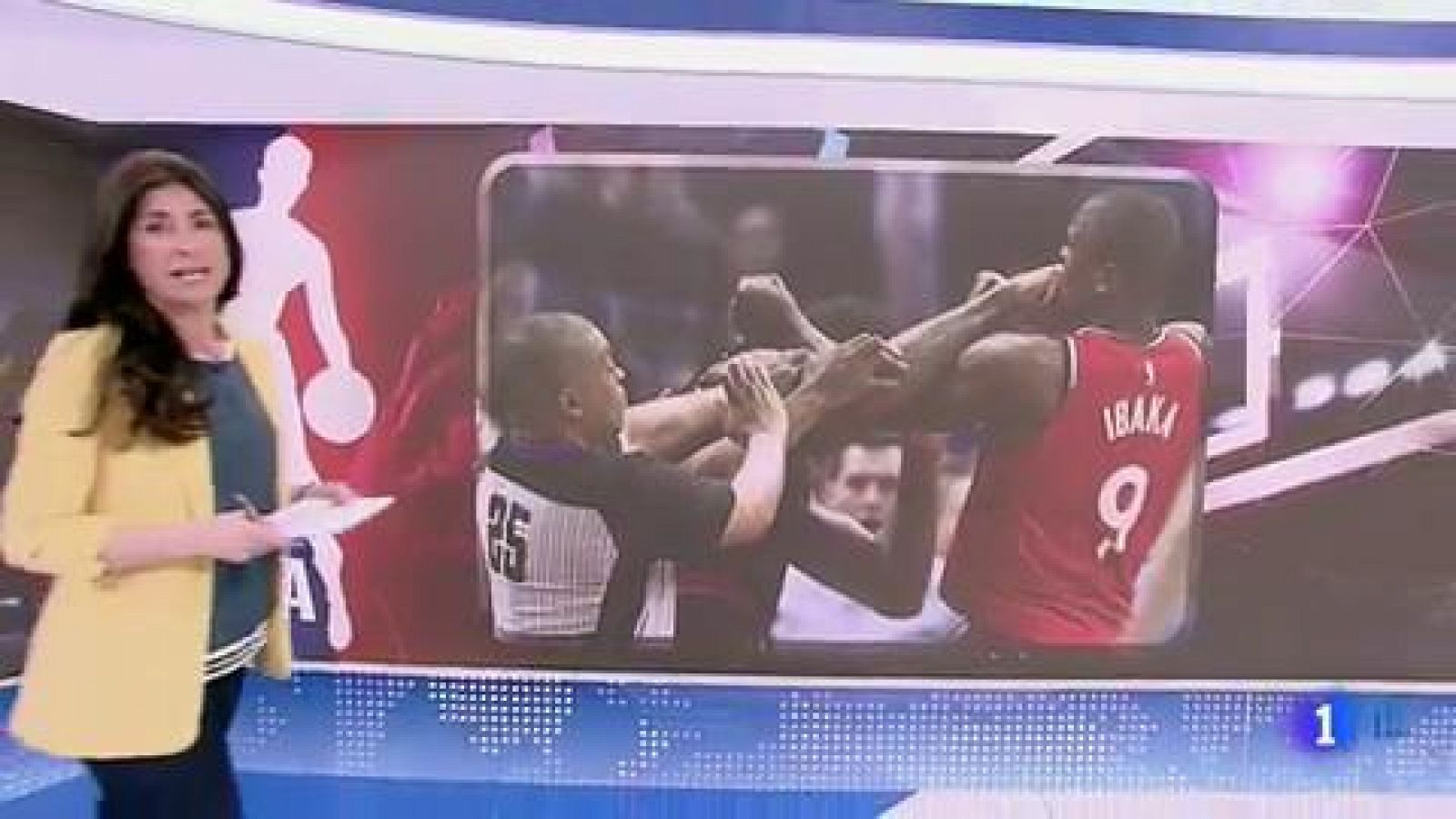 Ibaka vuelve a meterse en peleas - RTVE.es