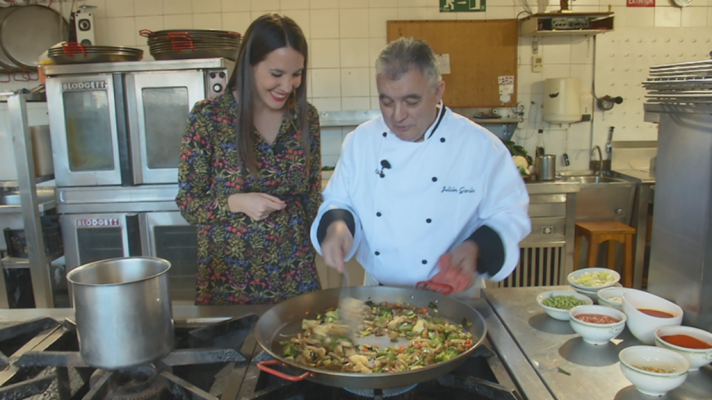 El bicampeón del mundo de paellas