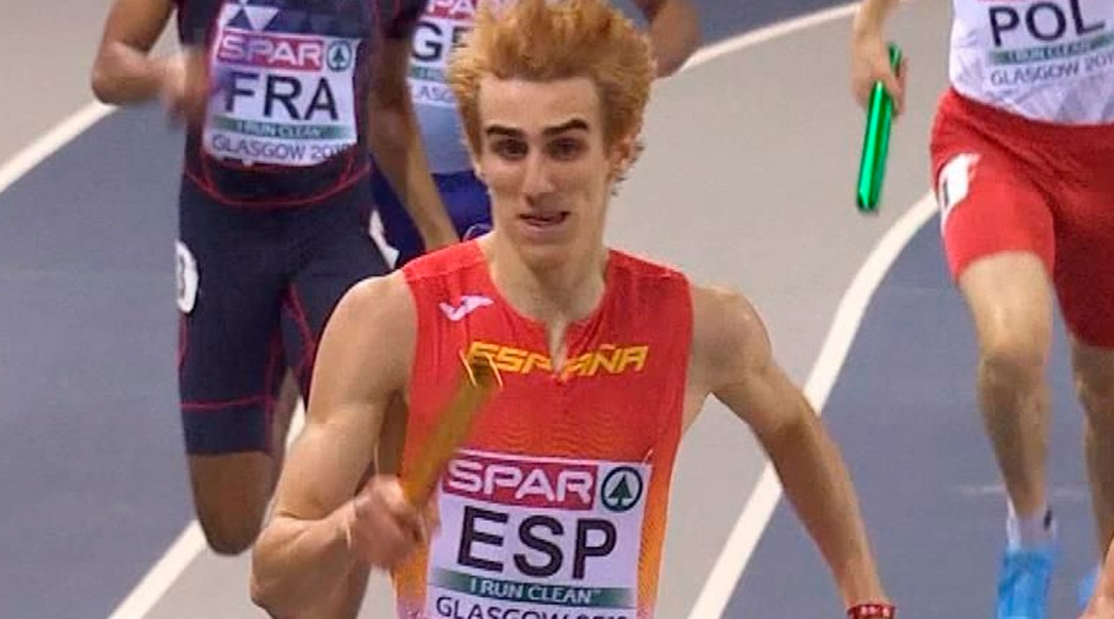 Logró una medalla de plata en el 4x400 en el Europeo de Glasgow con su mejor marca y sorprendiendo a todos. El joven Bernat Erta es una de las mayores promesas del atletismo español.