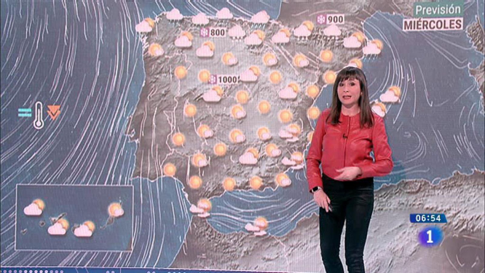 El Tiempo: Hoy, vientos en el nordeste peninsular y nevadas en Pirineos y Cantabria - RTVE.es