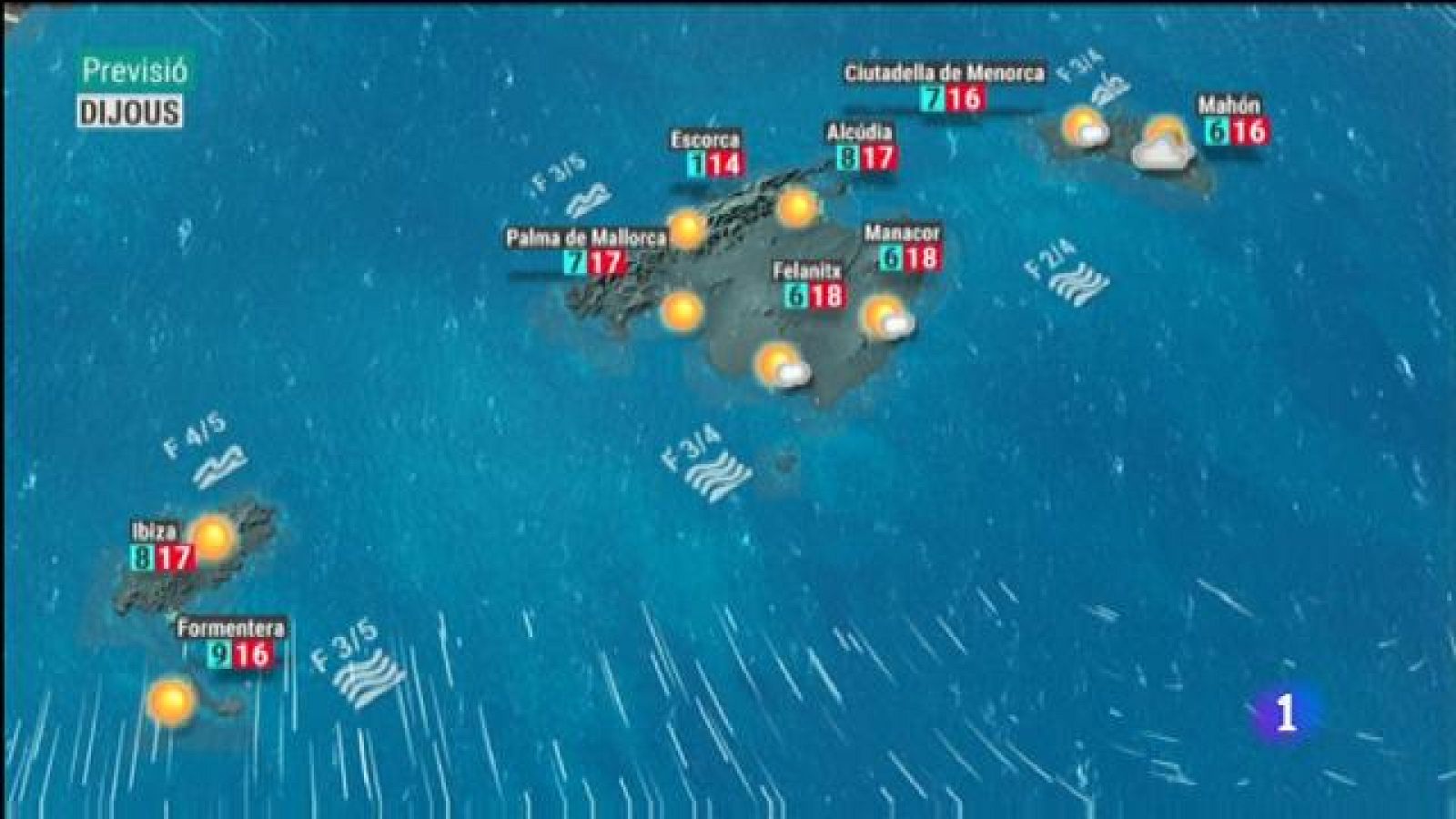 El temps a les Illes Balears - 13/03/19