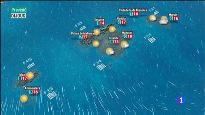 Informatiu Balear - El temps a les Illes Balears - 13/03/19