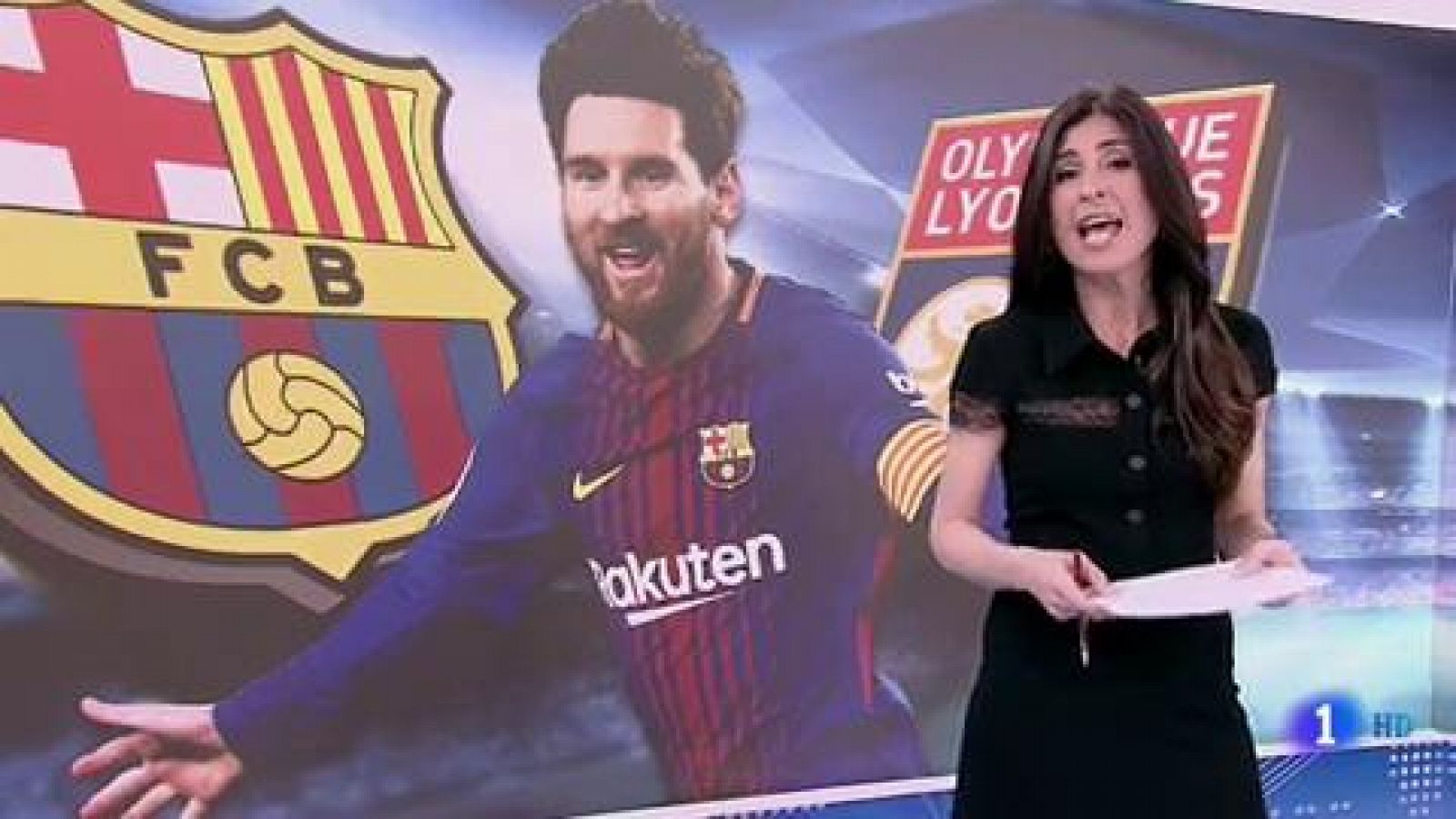 Los afcionados del Lyon animan las calles de Barcelona | Ver