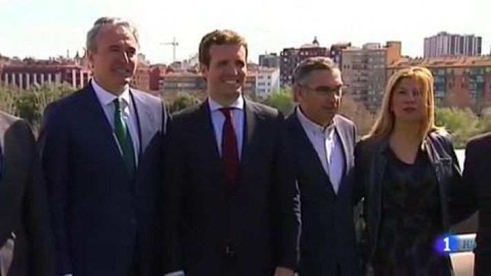 Telediario 1 - Vox rechaza la petición de Casado de no concurrir en circunscipciones pequeñas