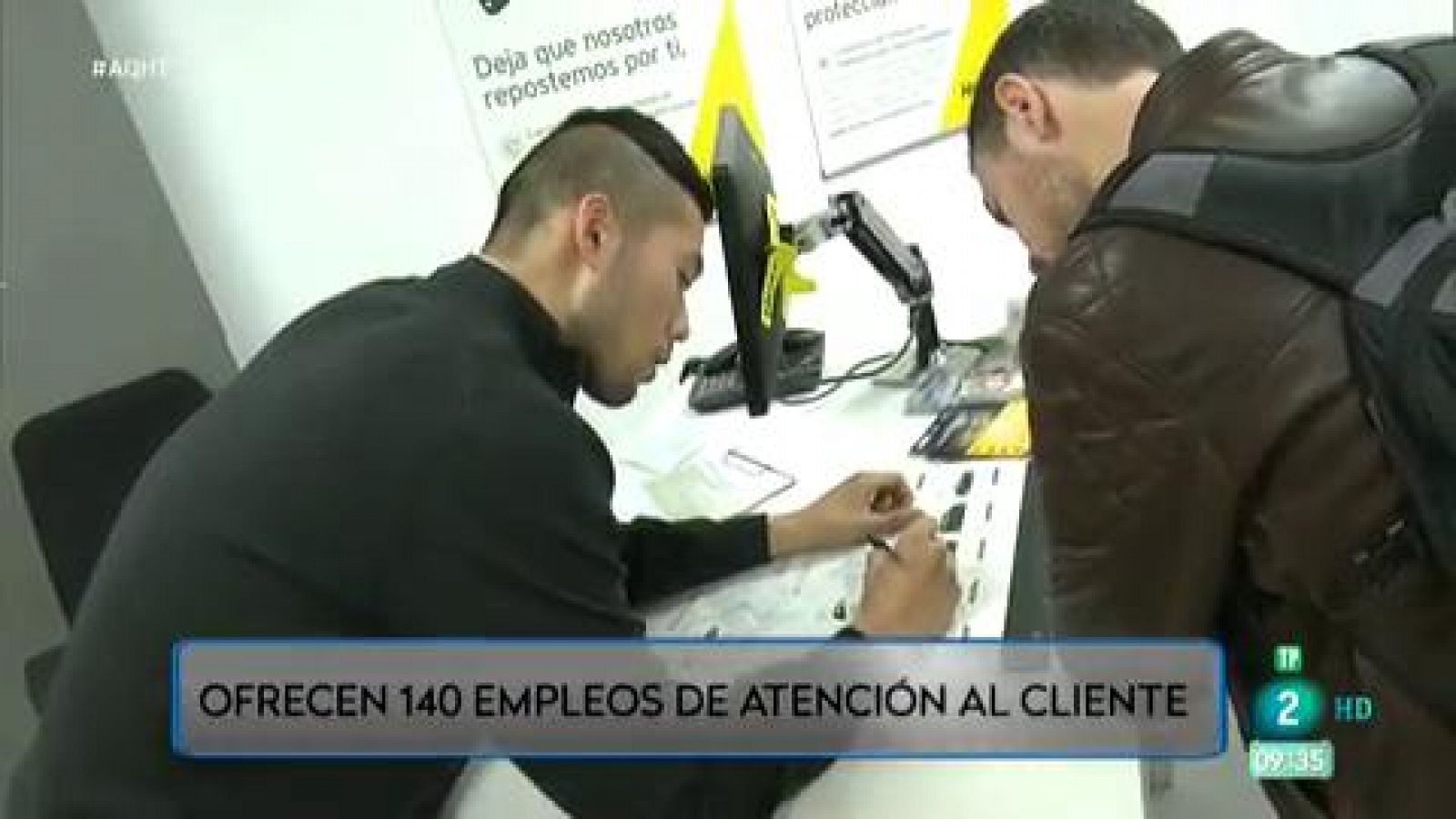 Aquí hay trabajo: 140 agentes de atención al cliente para toda España | RTVE Play