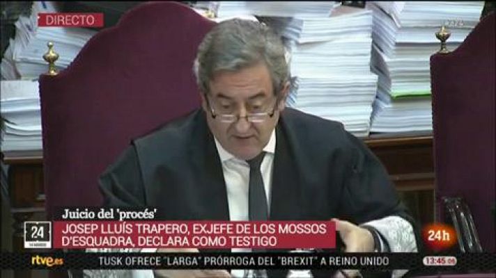 Informativo 24h - Trapero defiende el dispositivo de los Mossos el 1-O y apunta a la responsabilidad también de Guardia Civil y Policía Nacional