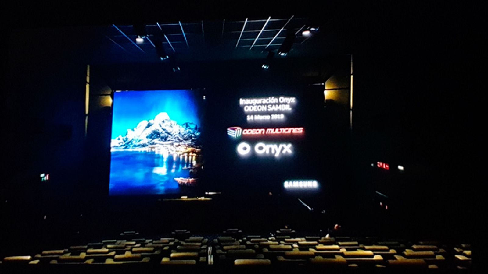 La primera pantalla de cine de Led de España